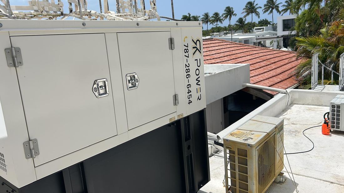 Instalación de generador industrial